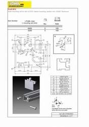 Profil Al pro M  8 L=3200x40x40mm W15 SOLAR