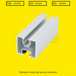 Profil Al pro M  8 L=3200x40x40mm W3 SOLAR