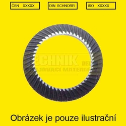 Podložka 25.6          Schnorr - ozubená VS zesílená pro 8.8 a 10.9