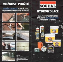Hydroizolace gumová  SOUDAGUM 1kg
