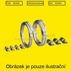 Zámek pro spona hadicová 14mm  A2 W4