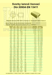 Svorka lanová  4.5mm Al  Din 3093A EN 13411-3