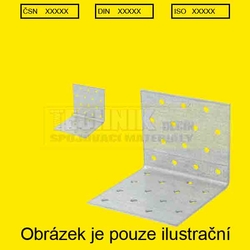 Úhelník  60x 40x 40x2.0 bez prolisu rovnostranný