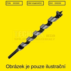 Vrták hadovitý 16.0-460x400  ČSN  DIN  ISO