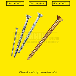 SD  4.0x 45  ZnŽ vrut BSP! vrtací částečný závit  TORX 20