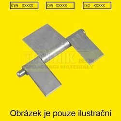 Závěs IBFM pant plochý 3 dílný, 110mm Pant 496-110