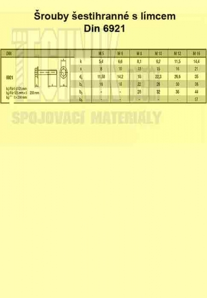 12x25  Zn          Din 6921  10.9  s podložkou  TENSILOCK - RIPP